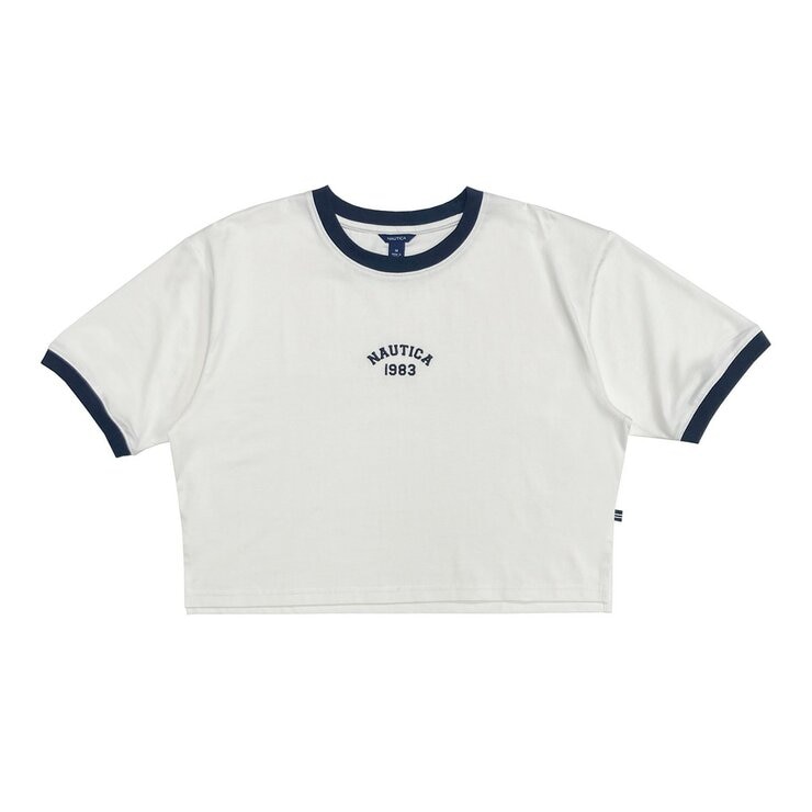 Nautica 女短版短袖上衣