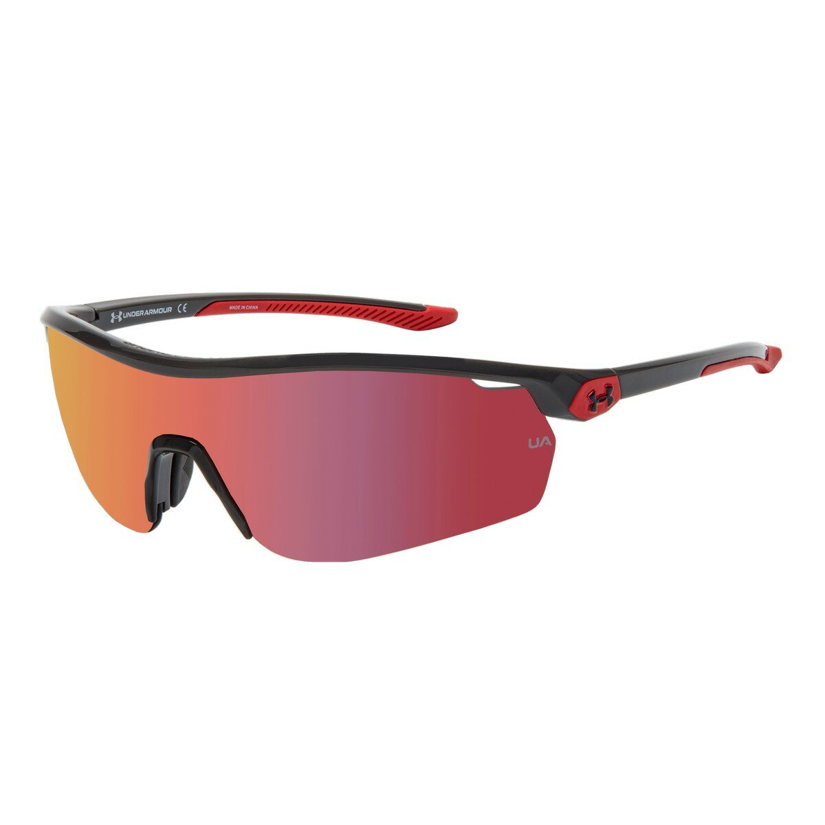 UNDER ARMOUR 青少年太陽眼鏡 UA 7001/S UA GAMETIME JR R6SB3 黑色 UNDER ARMOUR 青少年太陽眼鏡 UA 7001/S UA GAMETIME JR R6SB3 黑色