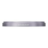 MAGEASY Bright M 不發黃軍規磁吸透明殼 iPhone 17 (白磁圈) + 鏡頭保護貼Lenz(薰衣草) + Vetro 9H 鋼化玻璃保護膜 MAGEASY Bright M 不發黃軍規磁吸透明殼 iPhone 17 (白磁圈) + 鏡頭保護貼Lenz(薰衣草) + Vetro 9H 鋼化玻璃保護膜