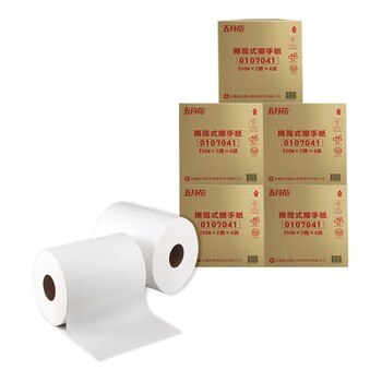 五月花 捲筒擦手紙 250公尺 X 8捲/組 五月花 捲筒擦手紙 250公尺 X 8捲/組