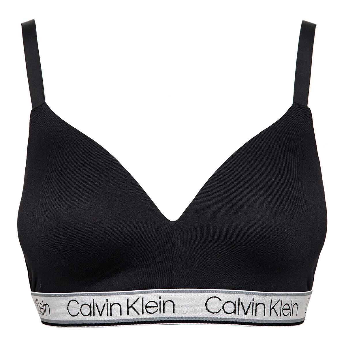 Calvin Klein 女無鋼圈內衣兩入組 黑/膚