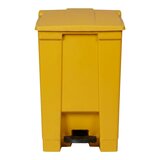 Rubbermaid Commercial Products 腳踏式垃圾桶 46公升 黃色