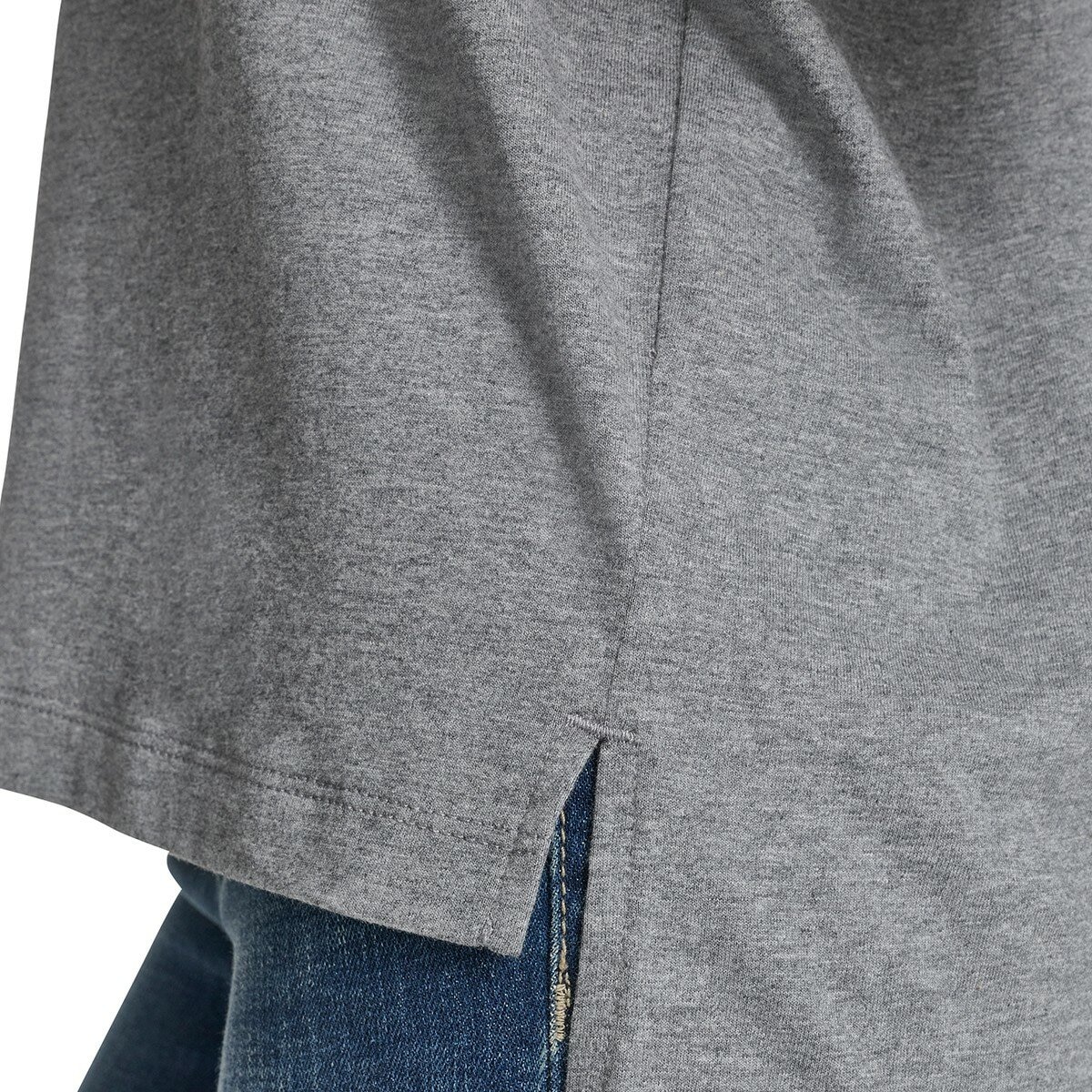 DKNY Jeans 女 Logo 短袖上衣 灰