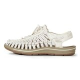 KEEN 女編織涼鞋 白