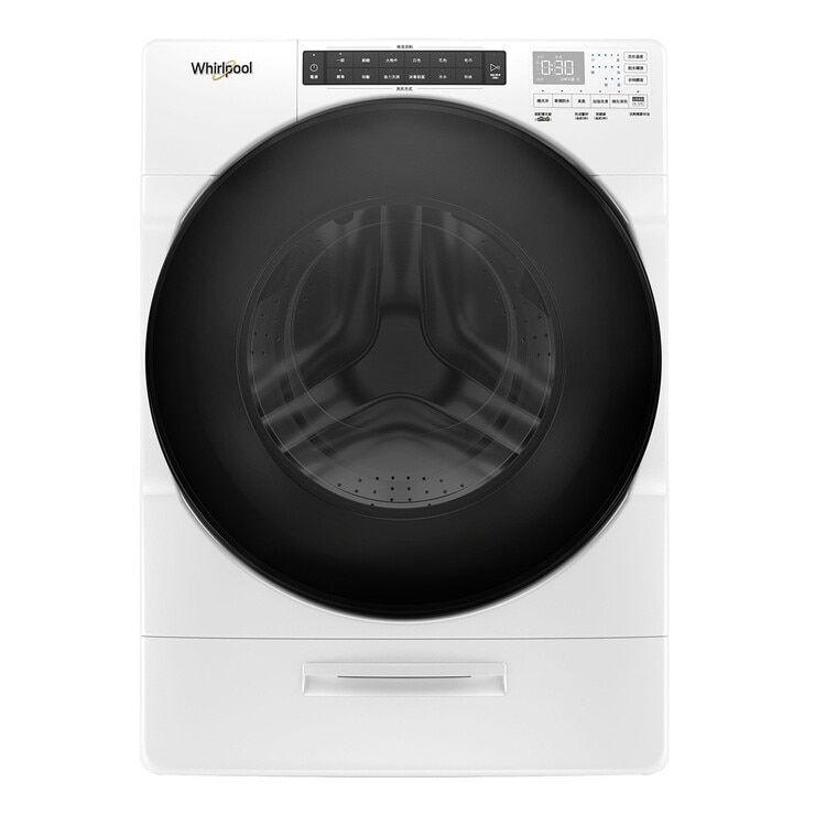 惠而浦 17公斤滾筒變頻洗衣機 8TWFW6620HW + 16公斤滾筒瓦斯型乾衣機 8TWGD6622HW 天然氣接頭