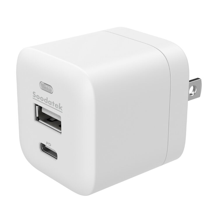 Soodatek 25W 雙孔USB高速充電器 3入 白 SHC1U1-PC25WH