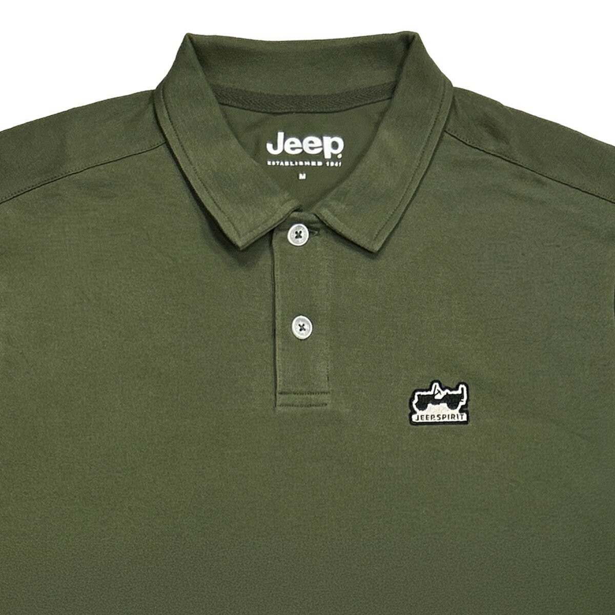 Jeep 男短袖Polo衫 橄欖綠 Jeep 男短袖Polo衫 橄欖綠