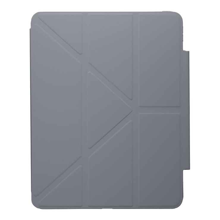 MAGEASY Facet 全方位支架透明背蓋保護套 (筆槽款) 適用於 2024 iPad Pro 13吋