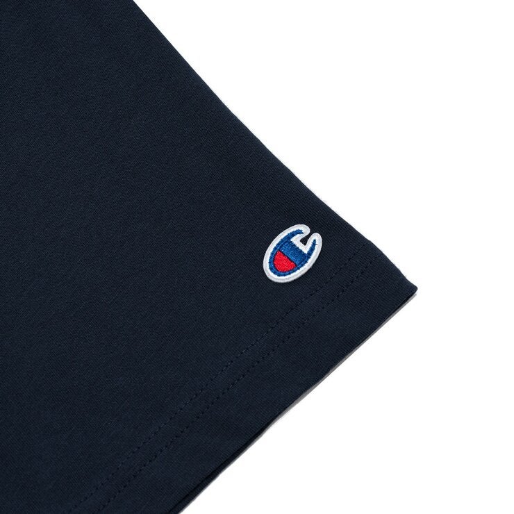 Champion 男短袖上衣 深藍