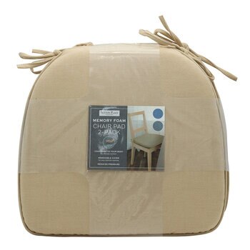 Sutton Place 記憶綿坐墊二入組 39公分 X 44公分 X 5公分