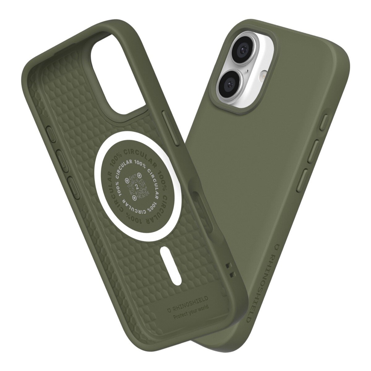 犀牛盾 iPhone 16 SolidSuit MagSafe 兼容 經典防摔手機殼 + 9H 抗藍光鋼化玻璃保護貼