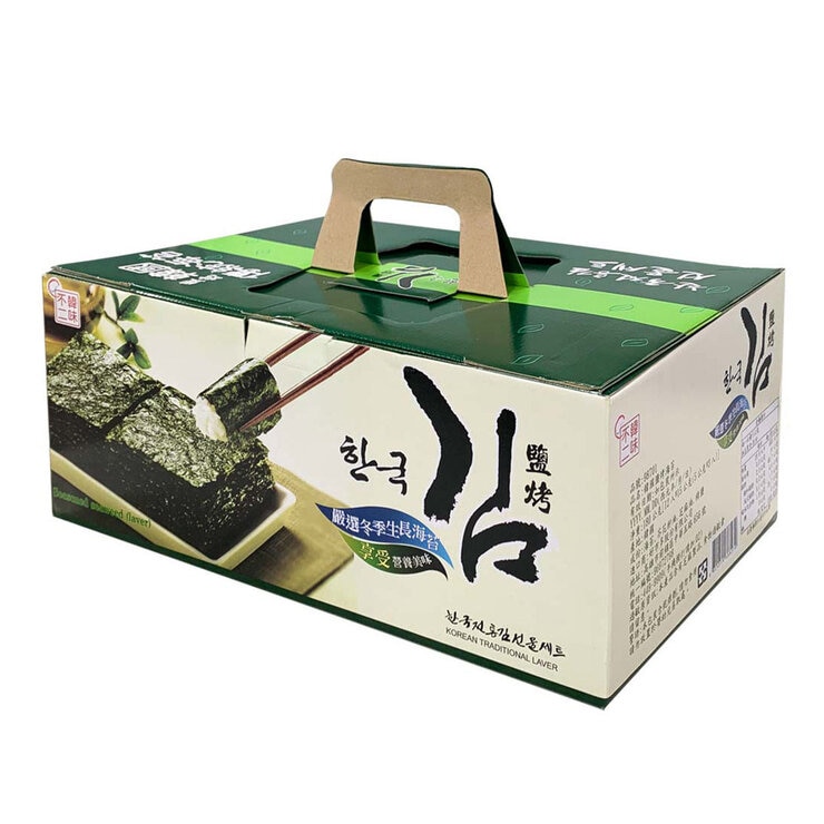 韓味不二 鹽烤海苔 5公克 X 36入