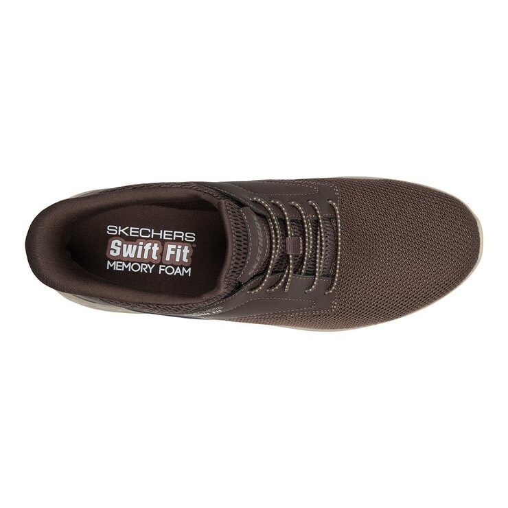Skechers 男運動鞋 棕