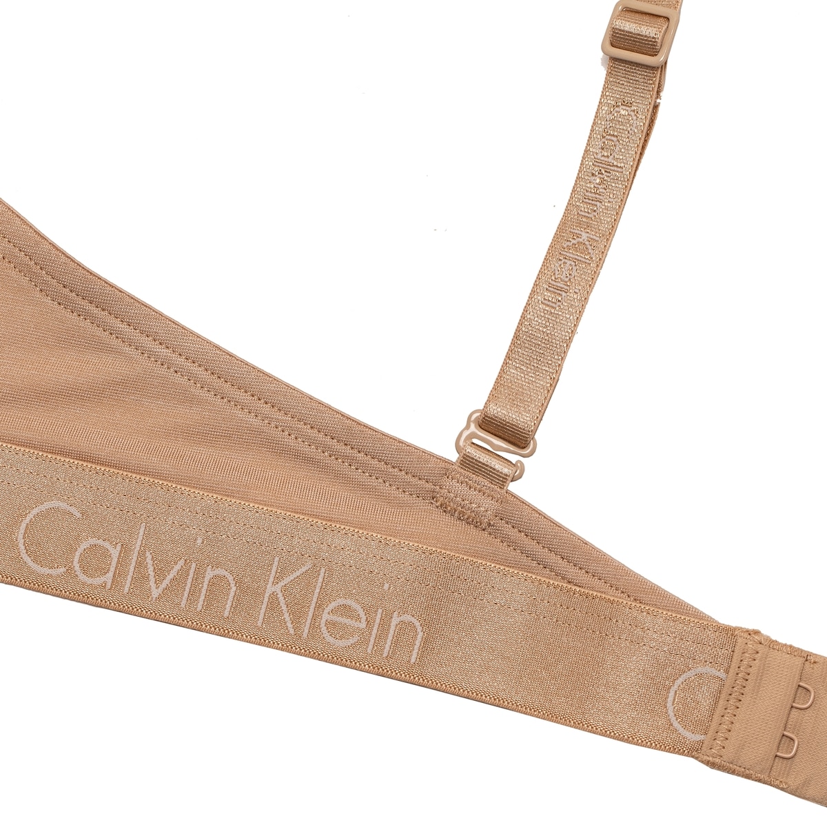 Calvin Klein 女舒適軟鋼圈內衣 兩入組 黑色 & 裸色 34C