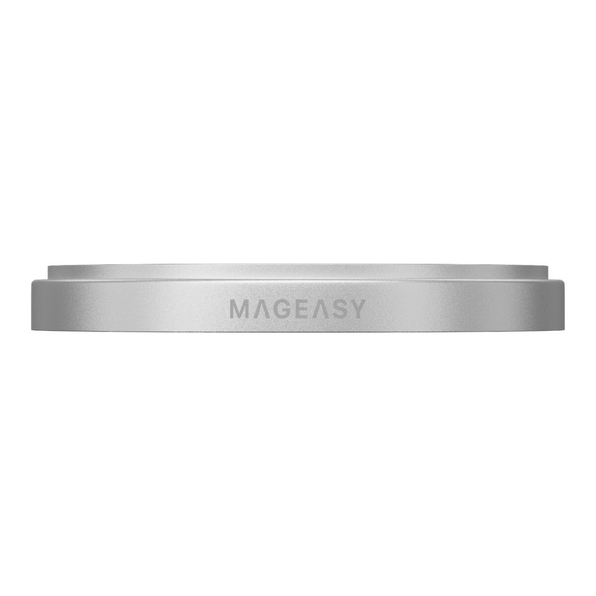 MAGEASY Bright M 不發黃軍規磁吸透明殼 iPhone 17 Pro(午夜磁圈) + 鏡頭保護貼Lenz(白色) + Vetro 9H 鋼化玻璃保護膜