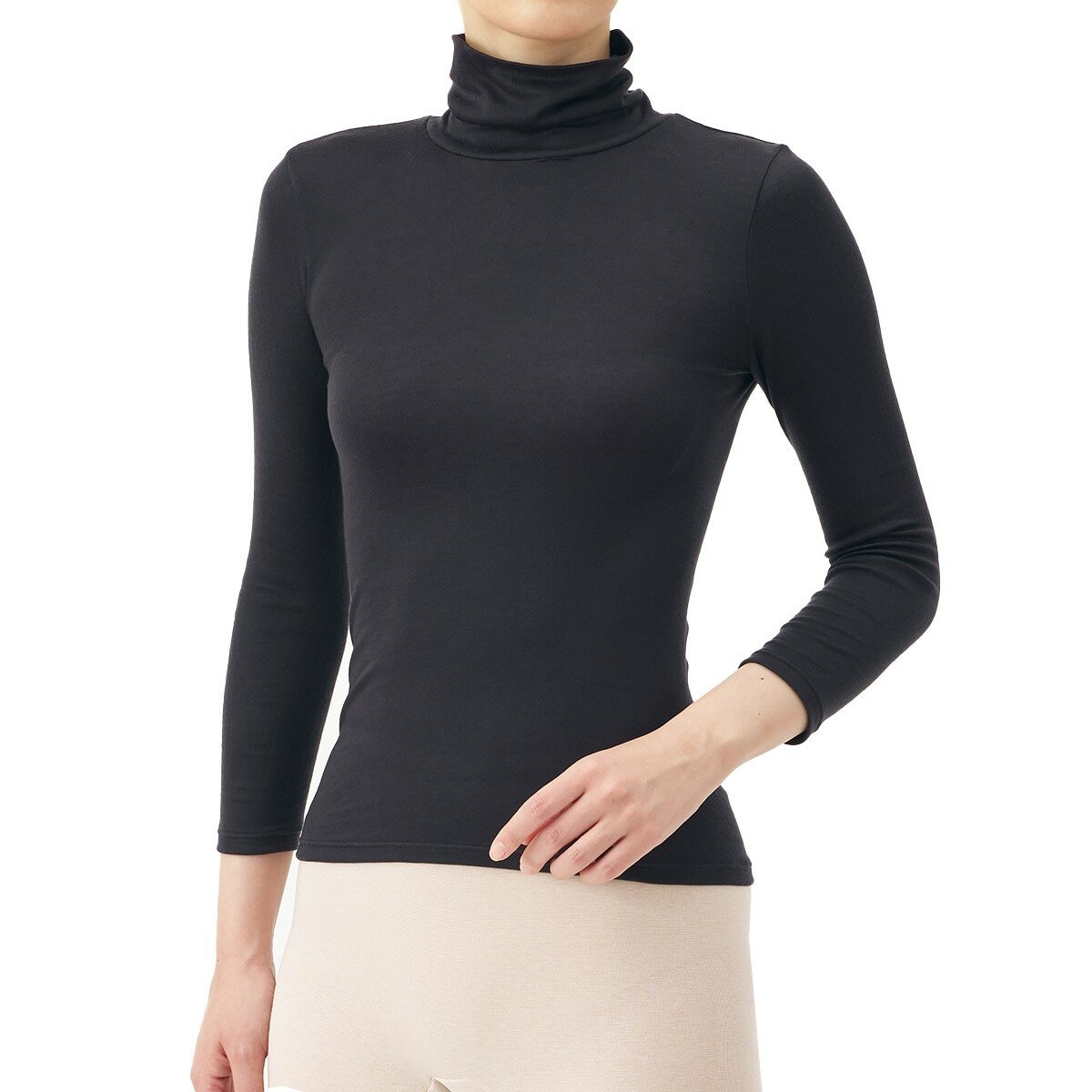 AS 極上 女高領長袖衛生衣