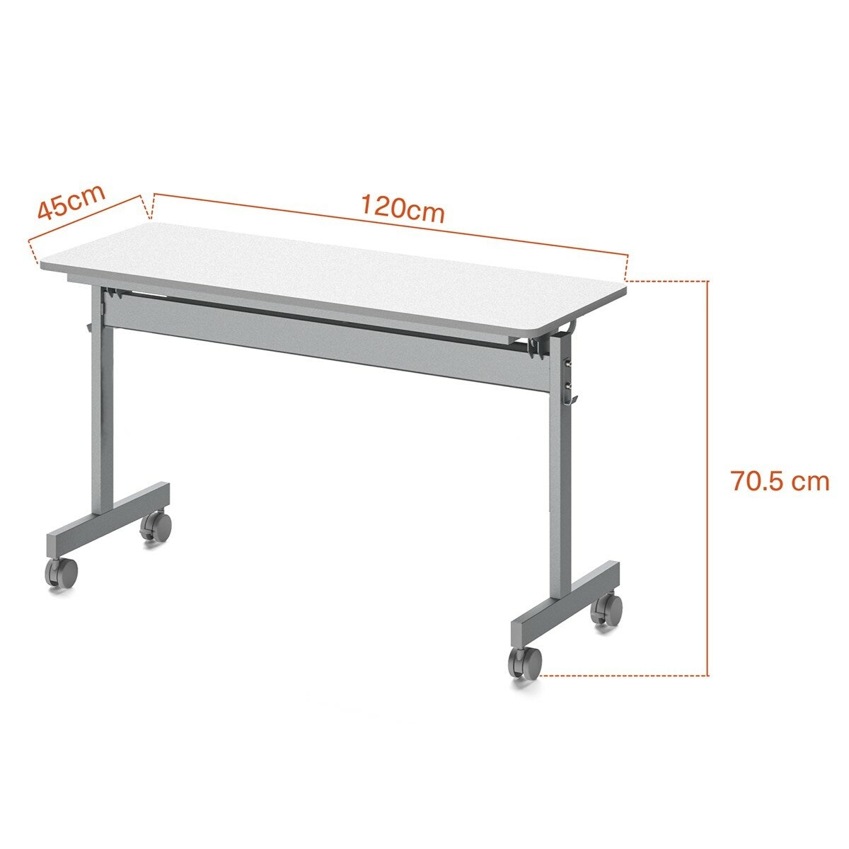Backbone 折疊培訓桌 120公分 X 45公分 白色
