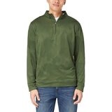Kirkland Signature 科克蘭 1/4 拉鍊長袖衣 迷彩綠 XL