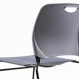 Musical Chairs Harmony 可堆疊訪客椅 2入組 灰