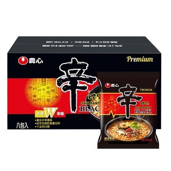農心辛拉麵 - 黑 130公克 X 8包 農心辛拉麵 - 黑 130公克 X 8包