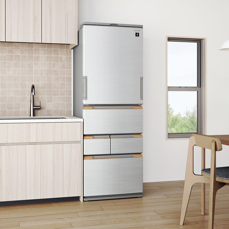 夏普 457公升自動除菌離子左右開任意門冰箱 星鑽銀 SJ-MW46HT-S