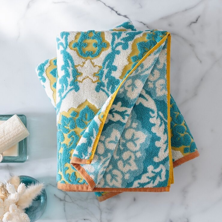 Welhome 色織緹花浴巾 76公分 X 147公分