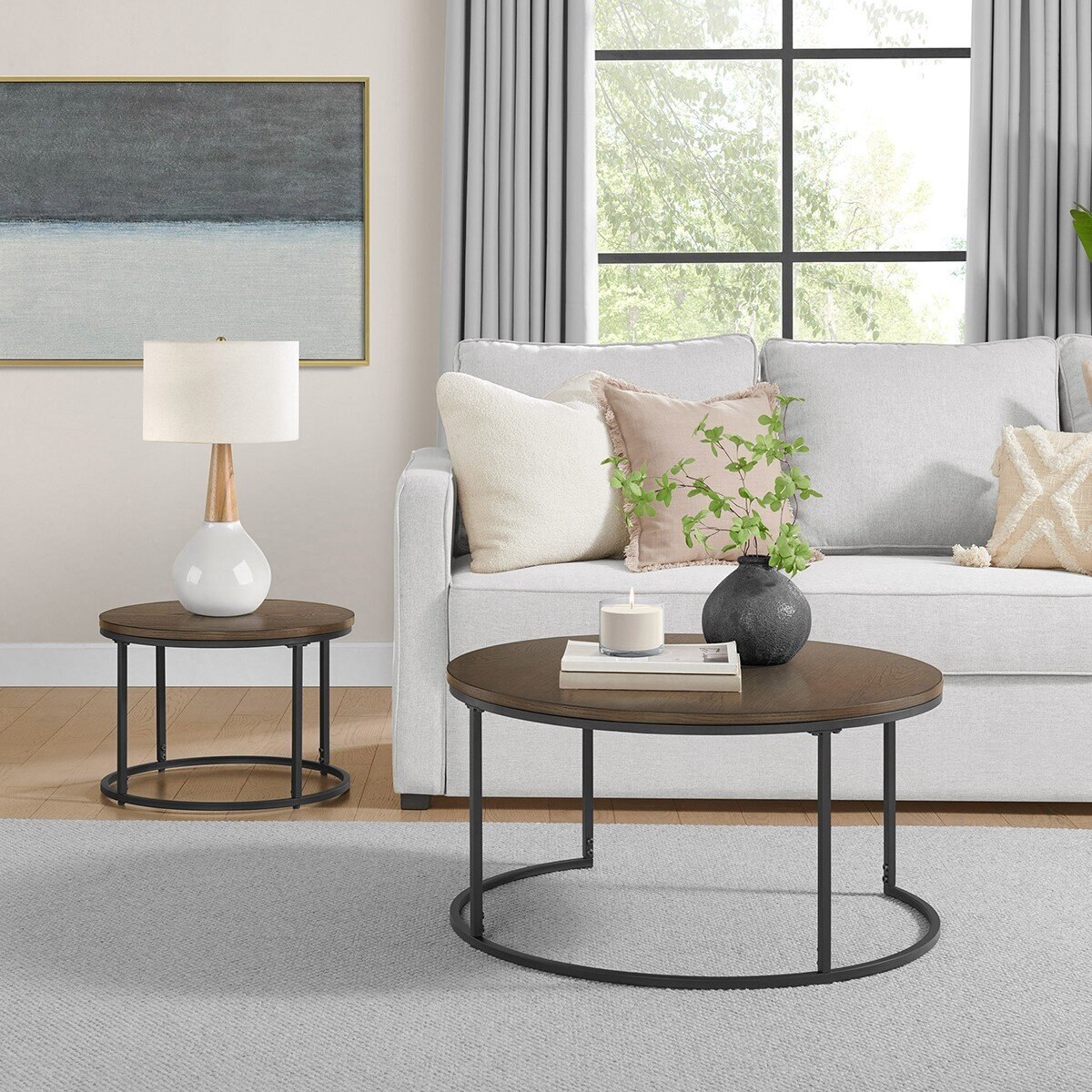 Bayside Furnishings 咖啡邊桌兩件組