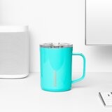 CORKCICLE 不鏽鋼三層真空咖啡杯 475毫升 X 2件組 藍 + 粉