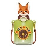 迪士尼 兒童不鏽鋼保冷保溫水壺 430毫升 胡尼克