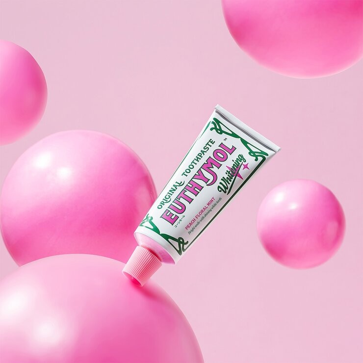 EUTHYMOL 英國百年粉紅亮白牙膏禮盒
