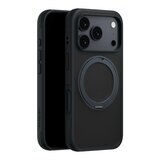 MAGEASY MagStand 360 M 磁吸旋轉支架防摔手機殼 iPhone 17 Pro(午夜) + 鏡頭保護貼Lenz(午夜) + Vetro 9H 鋼化玻璃保護膜