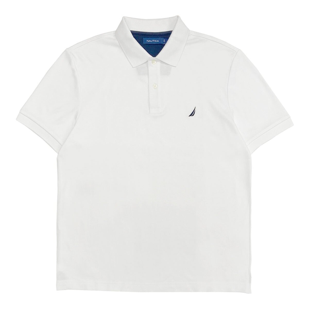 Nautica 男短袖Polo衫 白 Nautica 男短袖Polo衫 白
