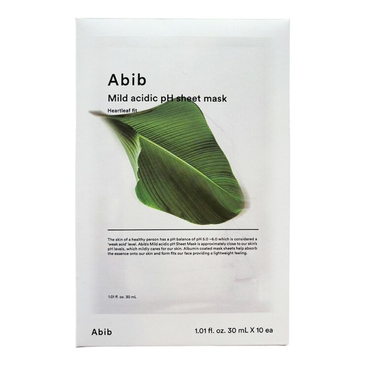 Abib pH 弱酸性魚腥草面膜 10片 X 2入