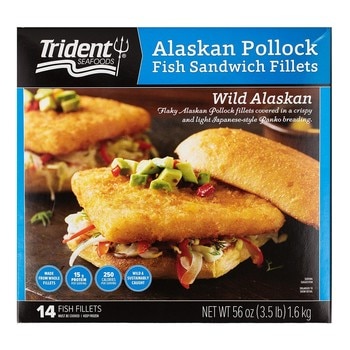 Trident 冷凍酥炸鱈魚排 1.6公斤 Trident 冷凍酥炸鱈魚排 1.6公斤