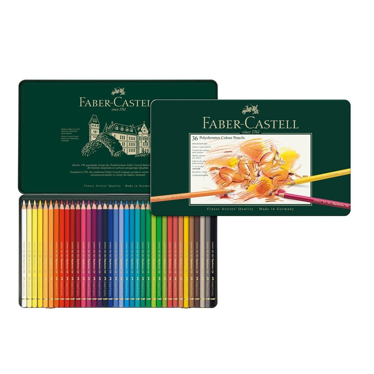 Faber-Castell 輝柏藝術家級油性色鉛筆36色| Costco 好市多