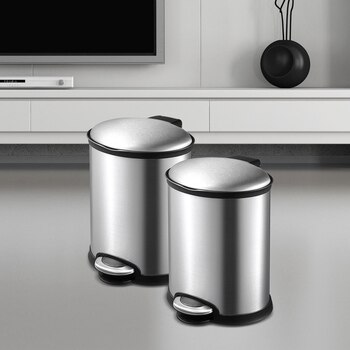 Sensible Eco Living 8L 不鏽鋼垃圾桶2入 Sensible Eco Living 8L 不鏽鋼垃圾桶2入