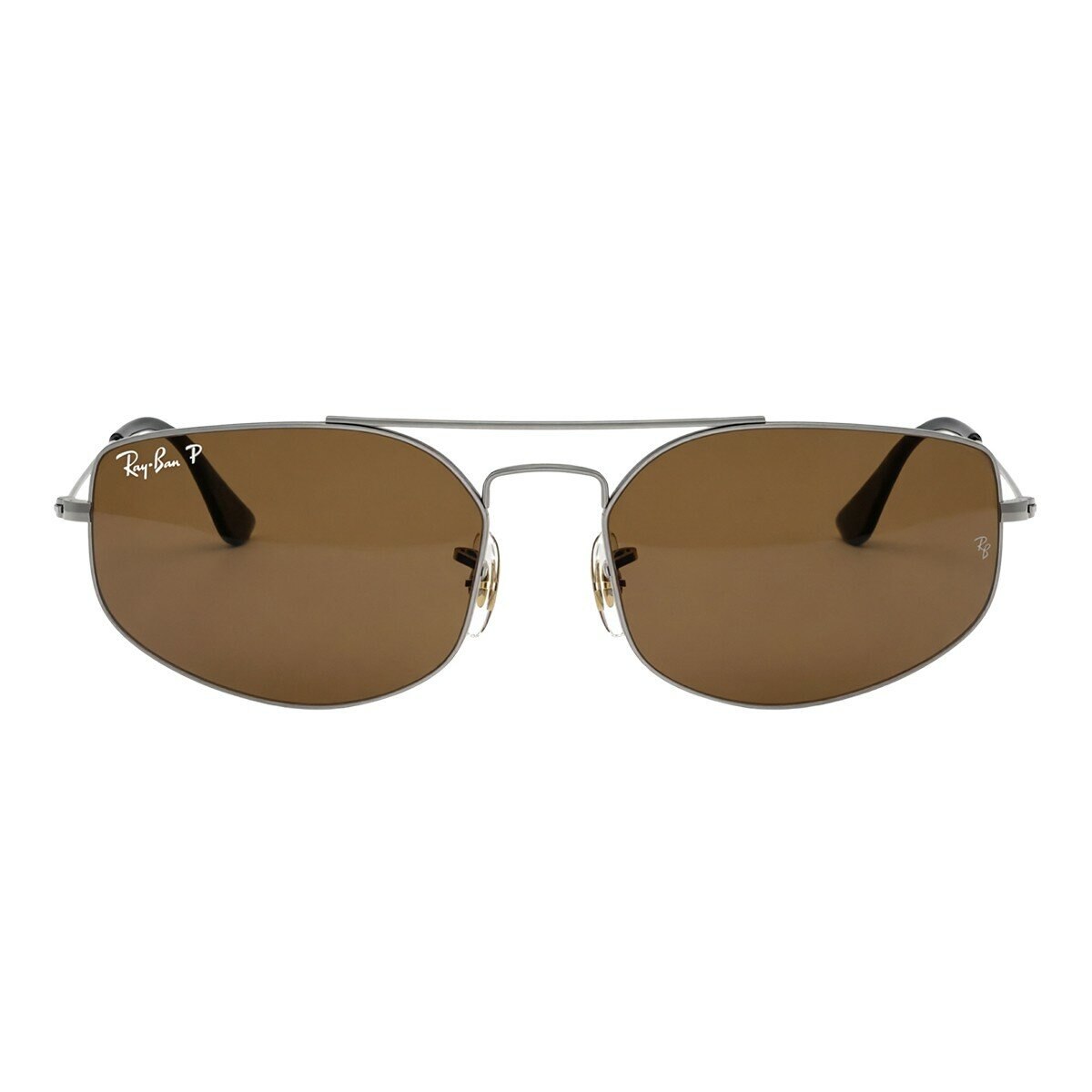 RAY-BAN 偏光太陽眼鏡 0RB3845 004/57 銀色