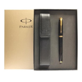 Parker 經典麗黑金夾鋼珠筆及筆套禮盒 Parker 經典麗黑金夾鋼珠筆及筆套禮盒