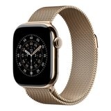 Apple Watch Series 11 GPS + 行動網路 42公釐 金色鈦金屬錶殼 附金色米蘭式錶環