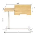 Flexispot 手動升降桌 橡木+白色 Flexispot 手動升降桌 橡木+白色