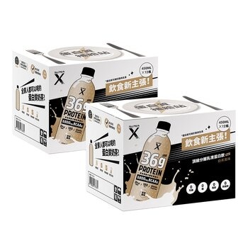 Super X 頂級分離乳清蛋白飲 Plus 奶茶風味 450毫升 X 12入 X 2箱
