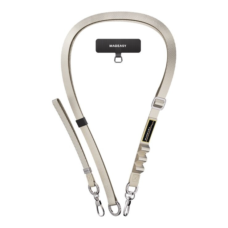 MAGEASY 2-in-1 Utility Strap 二合一掛繩 / 掛繩片組 20公釐 星光色