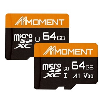 MMOMENT 64GB MicroSDXC U3 V30 A1 記憶卡 2入組 MMOMENT 64GB MicroSDXC U3 V30 A1 記憶卡 2入組