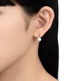 Tokyo Pearl 18K玫瑰K金 7.0公釐 - 7.5公釐 Akoya 珍珠耳環