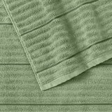 Welhome 波紋純棉浴巾 76公分 X 147公分 綠
