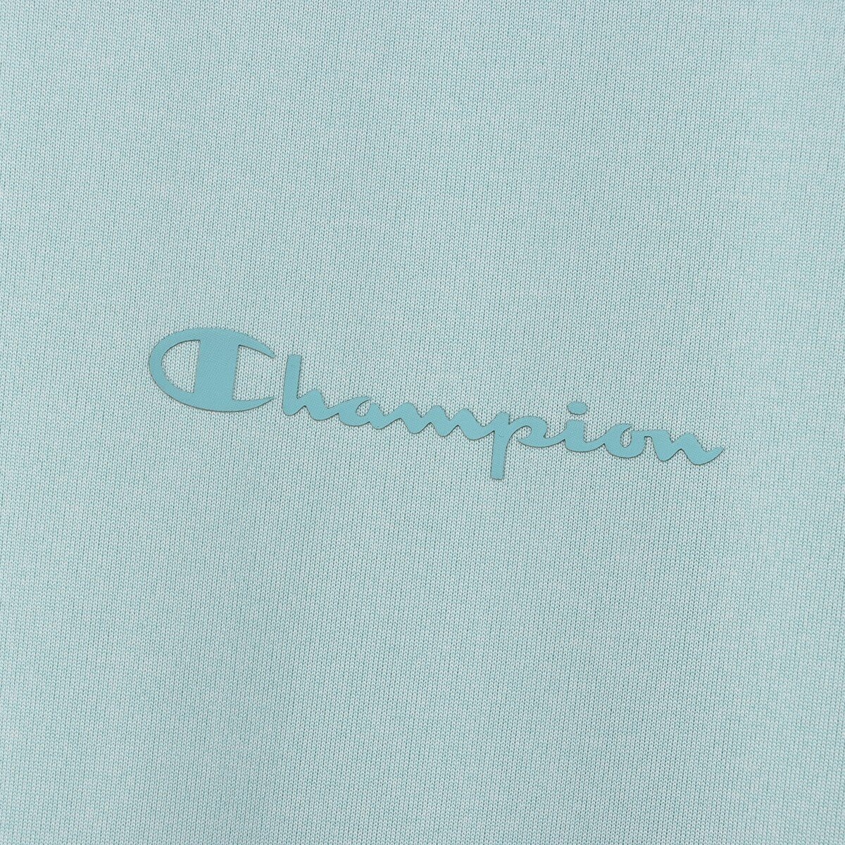 Champion 男短袖運動上衣 水藍色