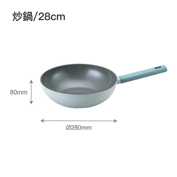 樂扣樂扣 ECO BLUE 鍛造陶瓷不沾鍋 3件組