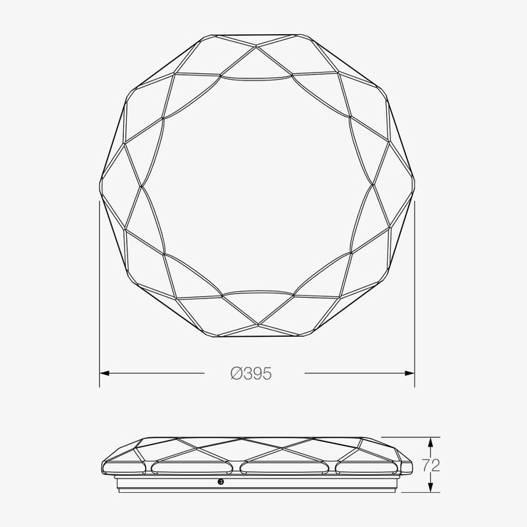 歐司朗 朗德萬斯 晶享 30W LED 壁切三段調色吸頂燈