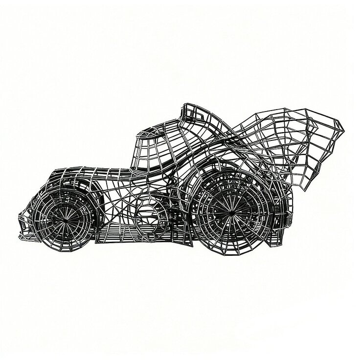 Leblon Batmobile 擺件 58公分 Leblon Batmobile 擺件 58公分