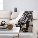 Life Comfort 厚絨保暖毯 152公分 X 177公分 黑花紋